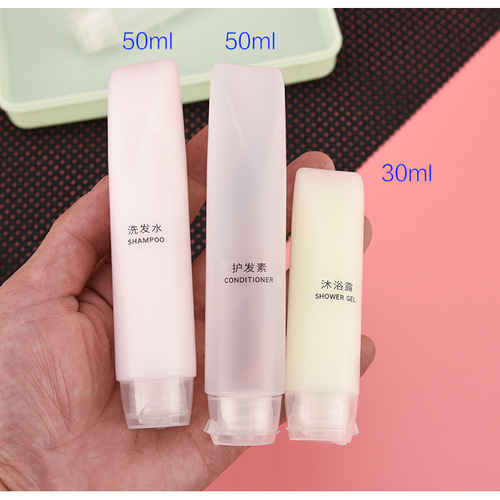 BB4C wholesale business trip cosmetics, shampoo, small bottles, shower gel, hand sanitizer, refillable bottles
