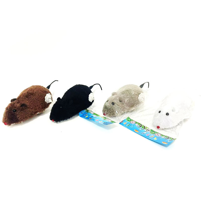 Juguetes para gatos con cuerda y peluche en forma de ratón, juguetes creativos y duraderos para mascotas