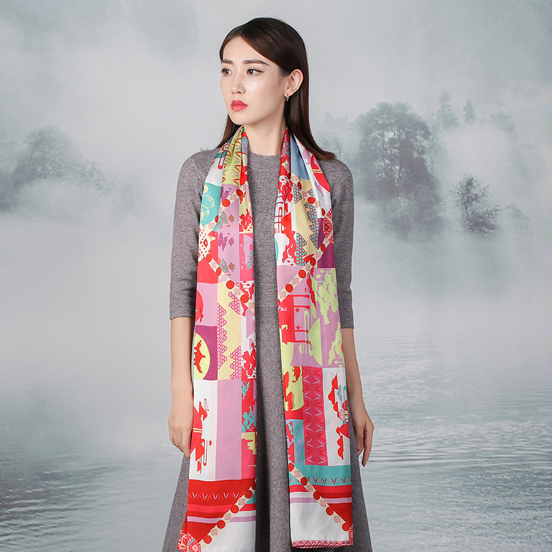 Silk scarf