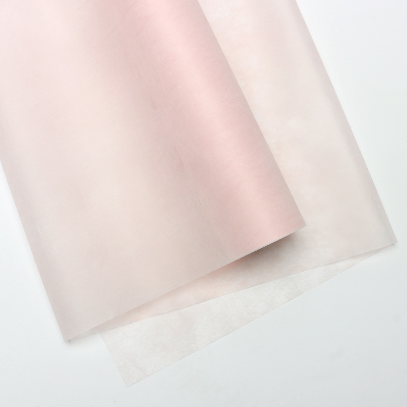 Extraíble leche algodón flor papel de embalaje Rosa material ramo floristería material floral forro al por mayor papel de algodón