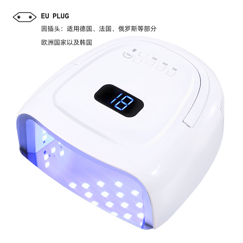Fábrica en stock suministro S20 lámpara de uñas esmalte de uñas secador de carga lámpara de uñas inalámbrica lámpara de fototerapia de inducción inteligente