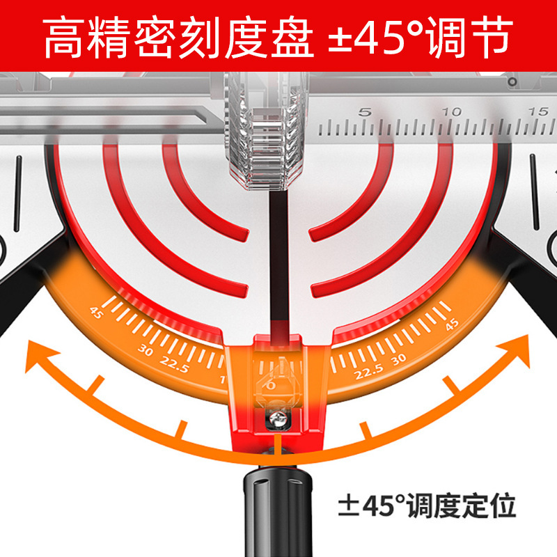 鋸アルミ機10インチ高精度界アルミ機多機能形材切断機アルミ材45 ° 角切り機255ベルト|undefined