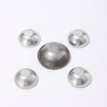 不倒翁配重块漏食球配重铁配件半圆球铁珠子银色实心小号钢珠批发
