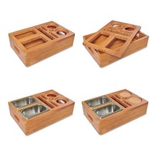 跨境水果沙发零食盒不锈钢托盘用品展示纸巾盒烟灰缸摆台竹木制品