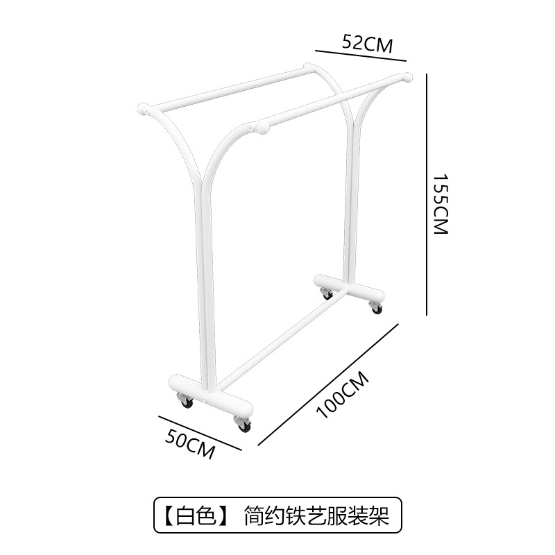 [모델 5.0 복열] 흰색 길이 100 높이 155 도르래