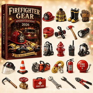 跨境Firefighter Gear Advent Calendar消防员装备降临日历 2026