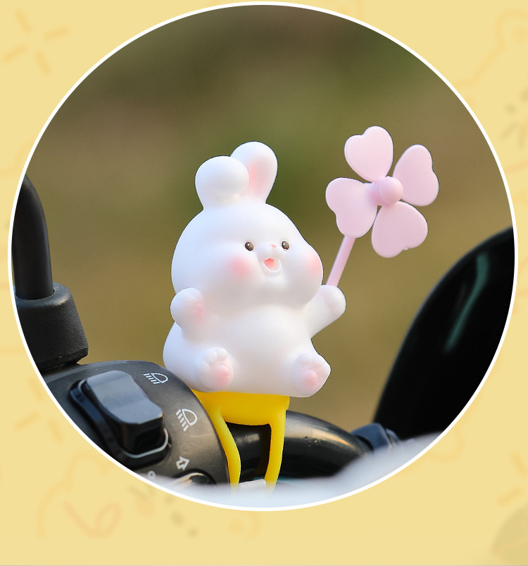 Bicycle Ornaments Decoration New Cartoon Electric Car Accessories Creative Advanced Sense Car Accessories Car Small Ornaments