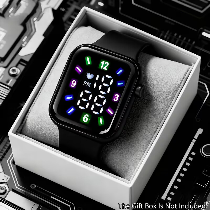 Reloj electrónico negro