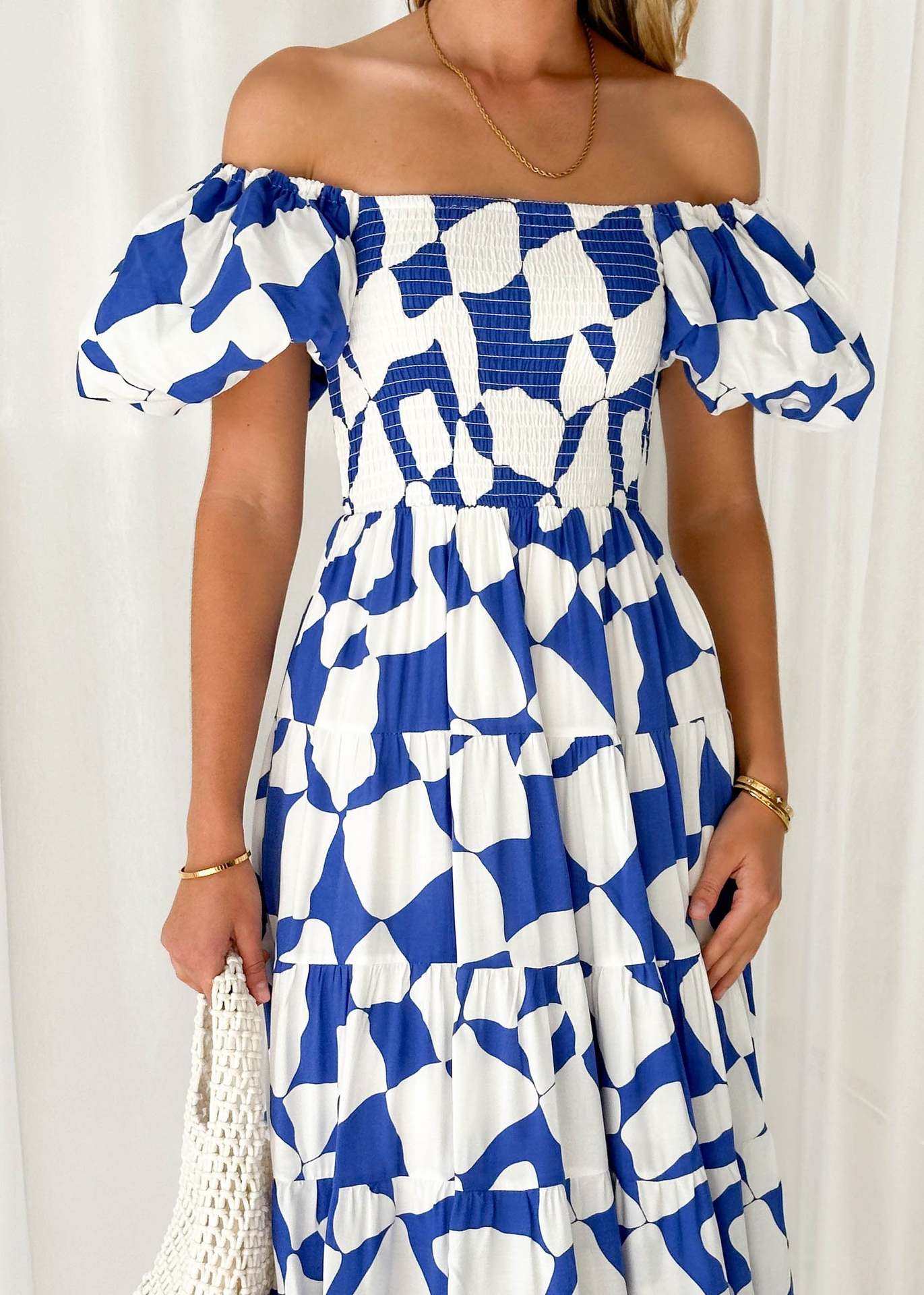 301g Weight Maxi Long Dress Dress Length Type Short Sleeve Sleeve Length Regular Dress Dresses Type Puff Sleeve Sleeve Type Polyester Fabric Type Mid Waist Waist Line Travel, Daily Occasion Boat Neck Neckline Regular Fit Fit Type Flower Pattern Summer, Spring Season Women's Gender Elegant, Classic Style Style Wholesale Women's Elegant Classic Style Flower Travel Daily Boat Neck Short Sleeve Regular Dress 7