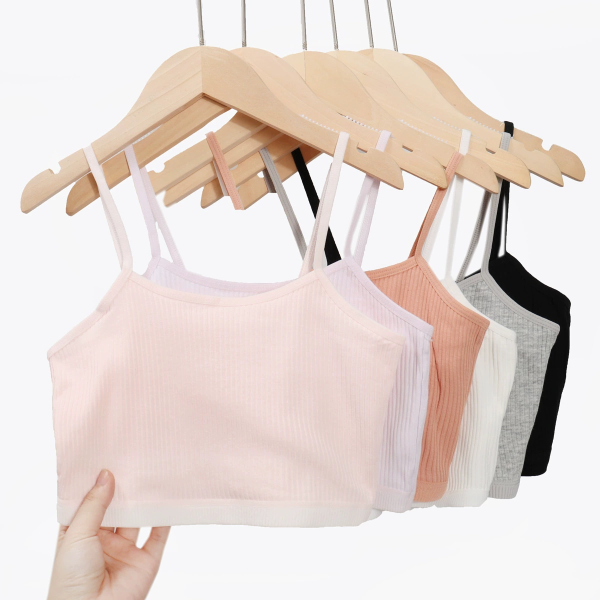 Девушки маленький жилет для развития студенческого нижнего белья Девушки бюстгальтер