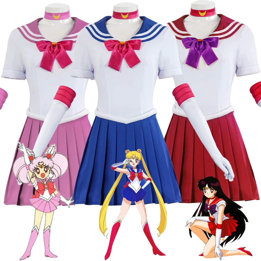 Сейлор Мун Все Cos Cos Moon Cosplay Moon Cosplay 2D аниме одежда