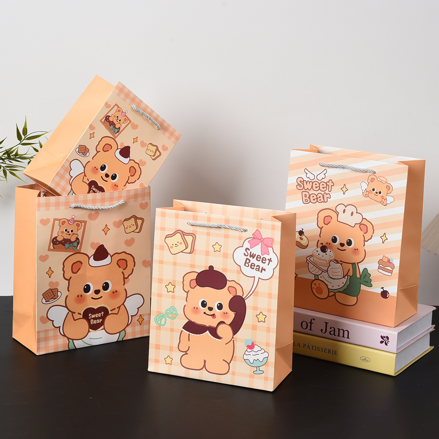 原创厨师熊手提袋精选礼品袋学生儿童节礼物袋高级感伴手礼袋礼盒