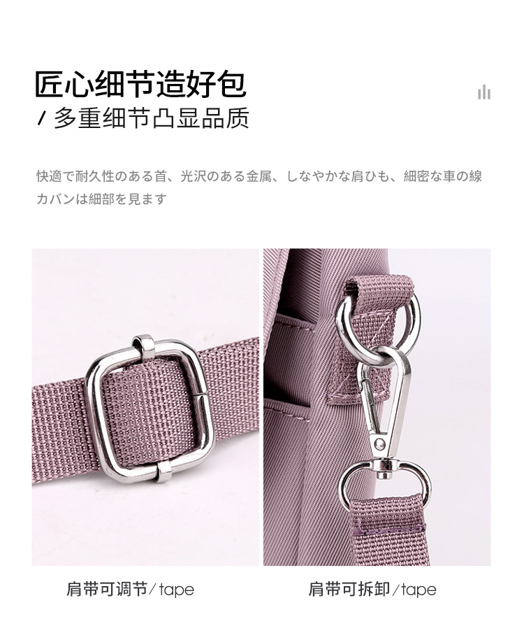 New cross-border women's bag: Versatile women's single-shoulder bag, waterproof nylon mom bag, casual women's crossbody phone bag undefined