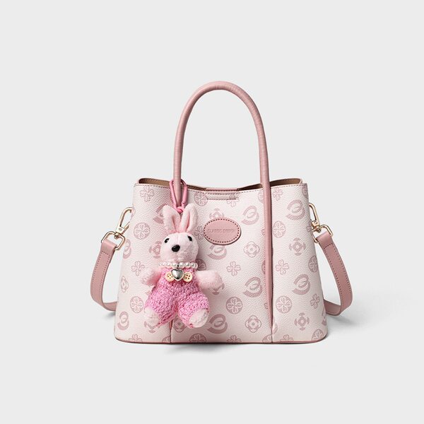 Túi tote giỏ rau màu hồng phong cách thiếu nữ, đeo chéo hoặc xách tay — màu hồng, Lời bài hát: Pink (Public Version)