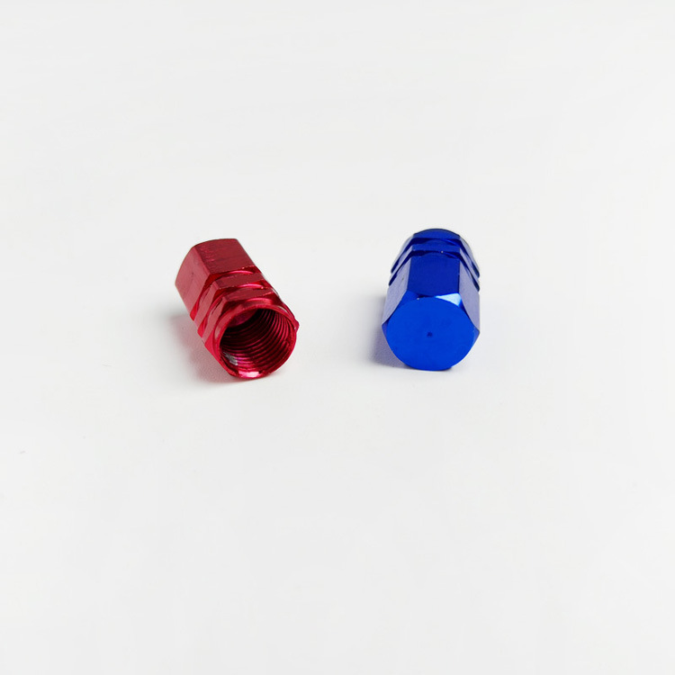 Car tire valve cap metal personalized valve cap bicycle aluminum alloy burst-resistant valve stem cap universal