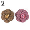 Autumn hairgrip, accessory, three dimensional clothing, diamond encrusted, flowered