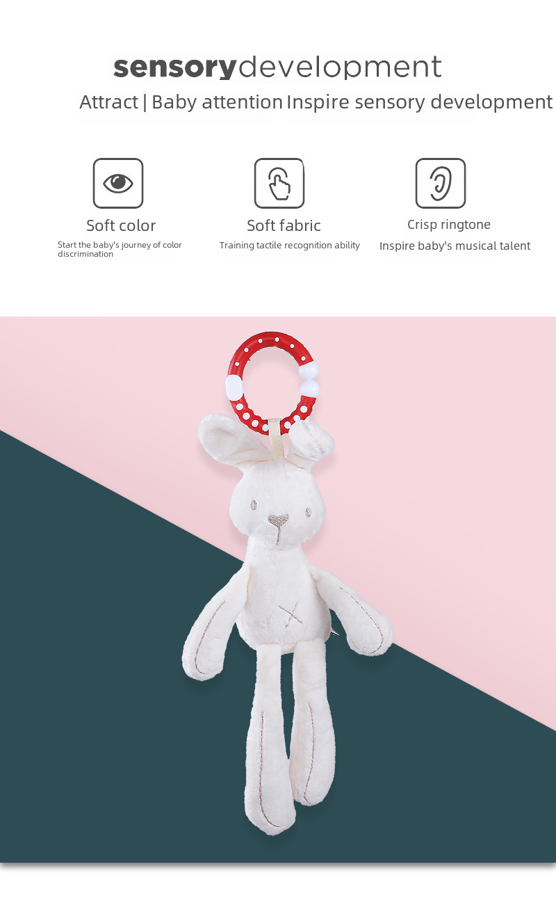 Mamibeby Rabbit and Bear Swing Bell