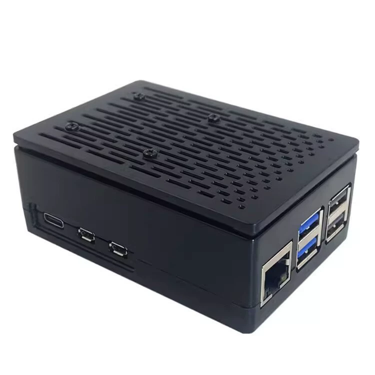 Корпус дисплея Raspberry Pi 5-го поколения 3.5inch Корпус с сенсорным экраном Raspberry Pi 5 может быть оснащен официальным радиатором