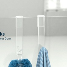 跨境亚克力挂衣钩浴室免打孔单钩卫生间卧室衣帽钩厨卫挂钩