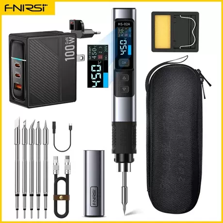 Hs-02a high configuration 6 heads + c2c cable + 100w charging head us standard + european adapter