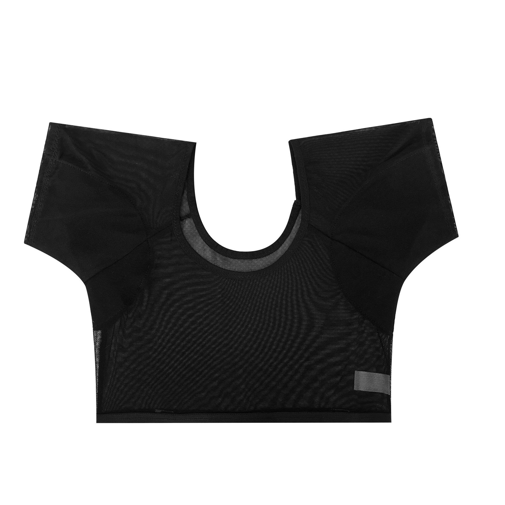 HD027 ropa absorbente de sudor transfronteriza hilo de red transparente bolsa de sudor ultrafina a prueba de fugas tipo pecho axilas almohadillas absorbentes de sudor de algodón