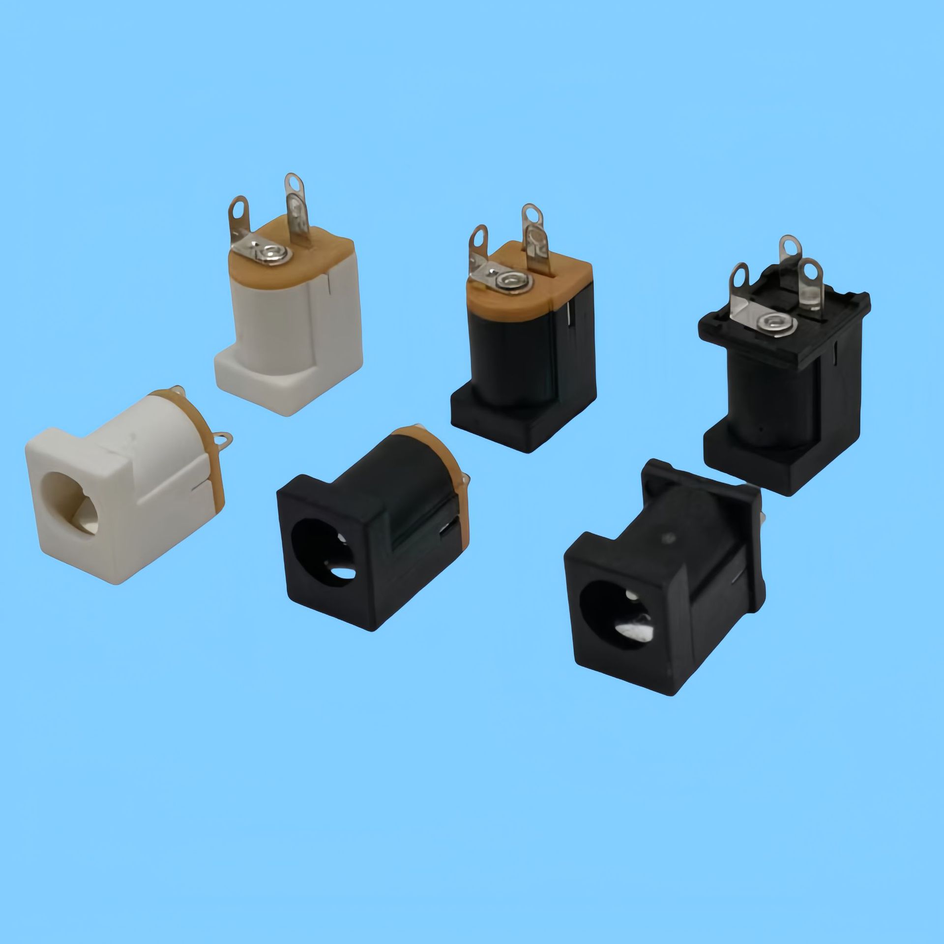 供应DC电源插座DC012立式5.5*2.1 2.5mm母座 DC051 DC-012