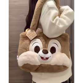 2025新款毛茸秋冬单肩包可爱包包女生软萌奇奇蒂蒂毛绒绒玩偶包女