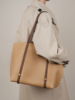 Capacious one-shoulder bag, autumn, trend of season