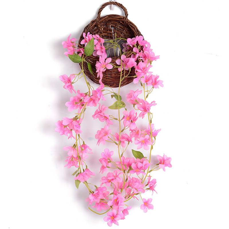 135 cabeza dulce primavera Vine de color rosa oscuro