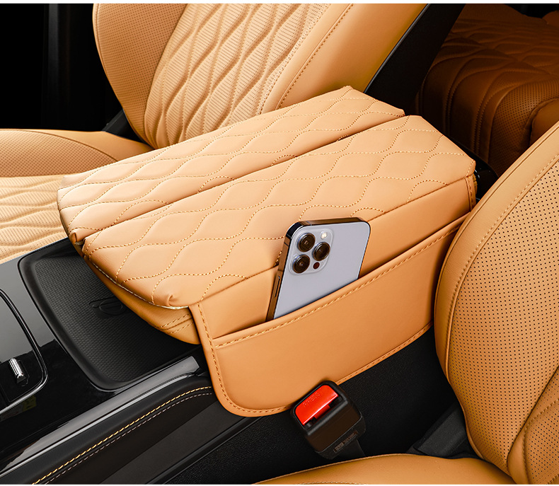 BYD Tang DMI/EV Champion Edition Hanzhong Control Armrest Box Leather Jacket Special Vehicle Interior Supplies Protection Elevatment Pad