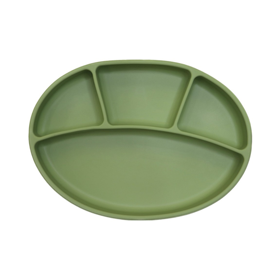 4칸 디너 플레이트 올리브 그린