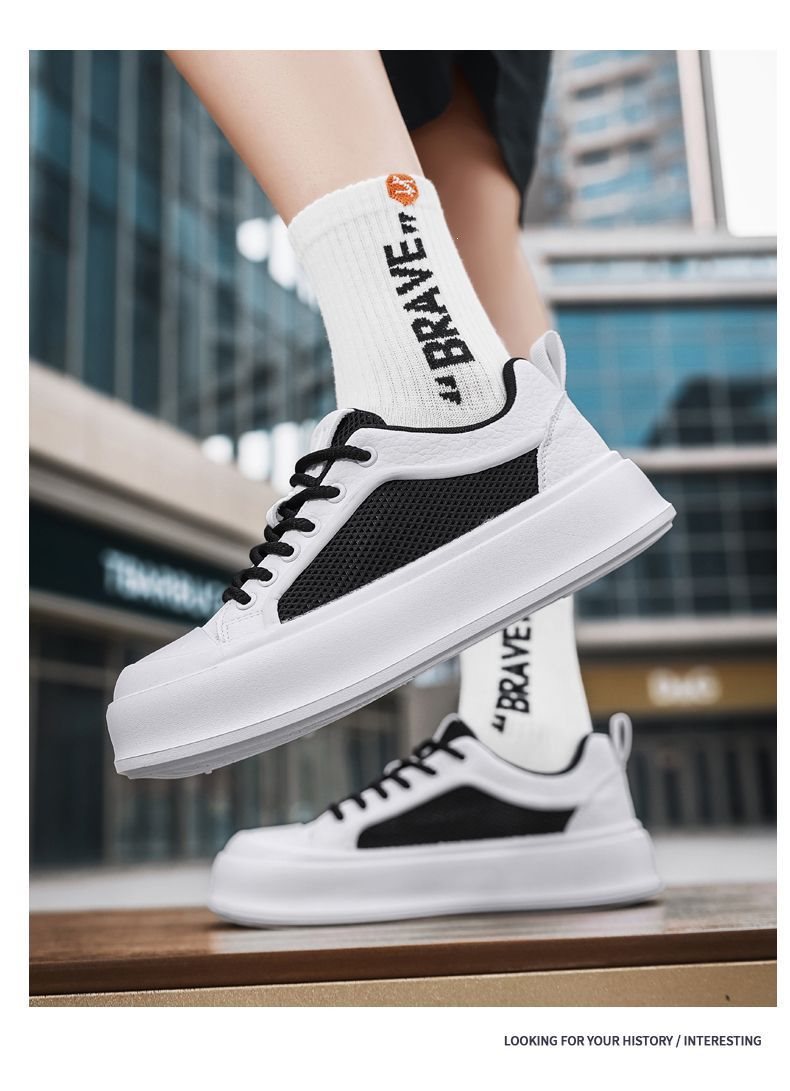 Men's Sneakers, Summer 2026 New Fashion, Thick-soled Casual Running Shoes, Mesh, Non-slip, Stylish And Trendy_vogvips.com