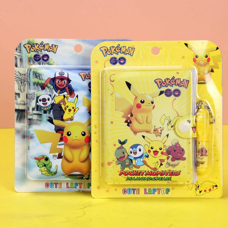 Канцелярский набор (DINO) Cute Mini Laptop Notebook, шариковая ручка и брелок — assorted персонажи