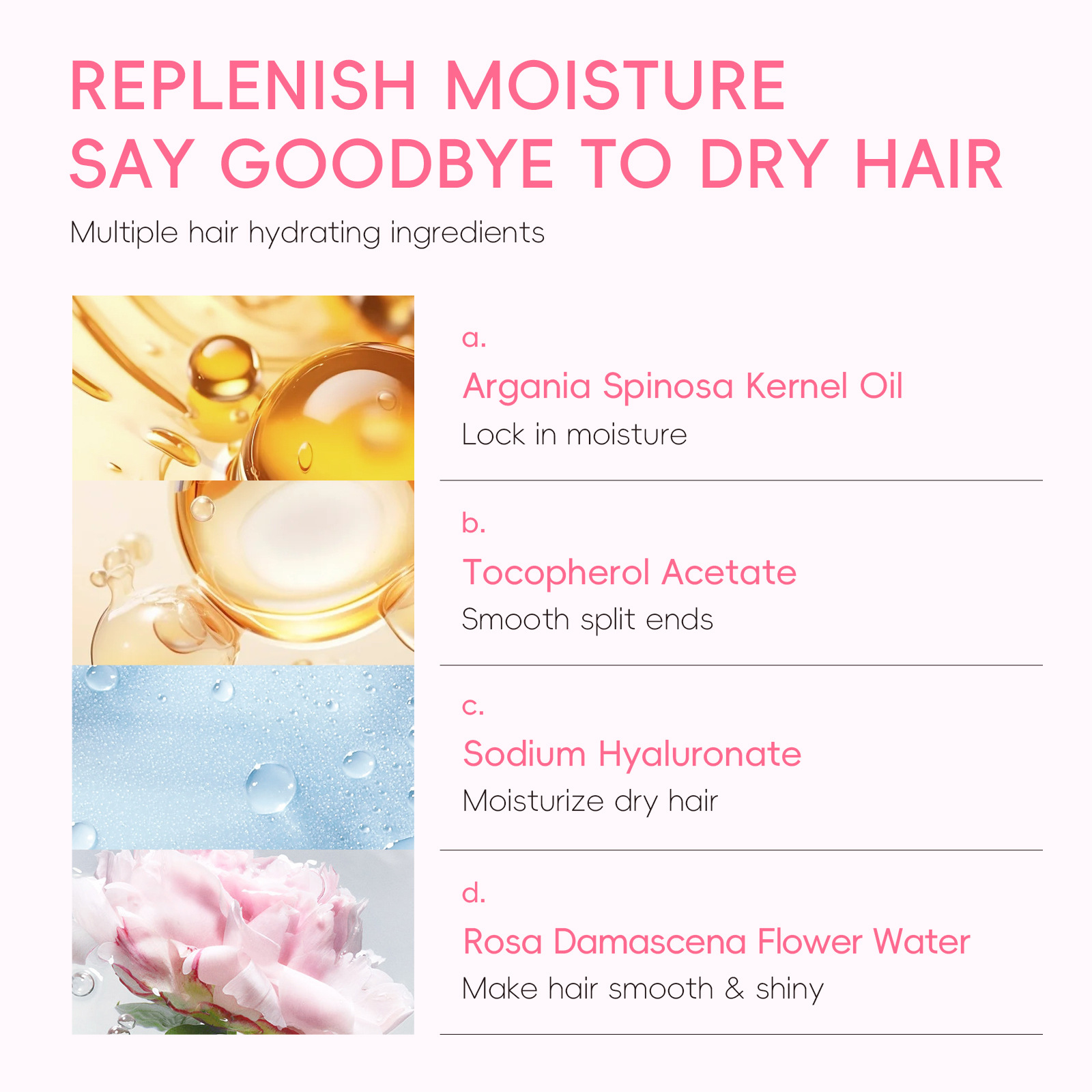 Cross-border LAIKOU Cherry Blossom Conditioner 100ml, Smooth Hair, Moisturize split ends, factory in stock wholesale undefined