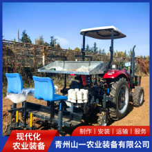 牵引式移栽机运行平稳秧苗栽植机厂家供应 牡丹赤芍移栽机