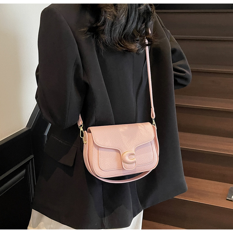 Korean niche fashion handbag for women 2025 new style simple solid color casual small square bag with a sense of high-end crossbody undefined