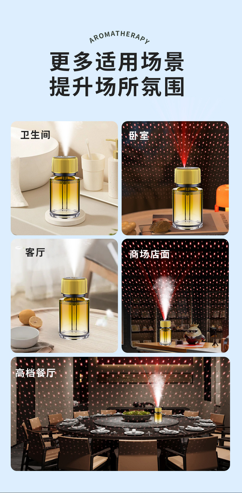 Cross-Border Car Perfume Aromatherapy Starry Sky Ceiling Car Start and Stop Car Smart Spray Fragrance Machine Men's High-End Aromatherapy