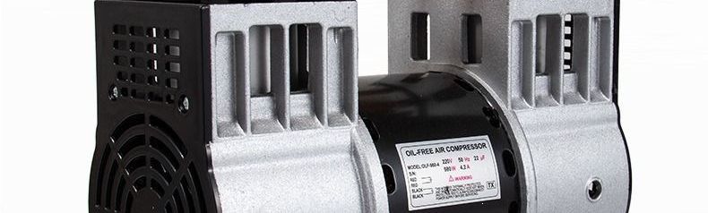 Oil-Free Silent Original Air Compressor Head Motor Vacuum Pump 220V Air Pump Head Air Compressor
