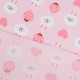 Polyester Ammonia Milk Silk Sanding Printed Cloth 32S Combed Single-sided Sweated Cloth Pull Rack Baby T-shirt Pajamas Underwear Fabric