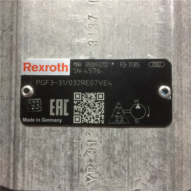 力士乐液压齿轮泵R900932112  PGF3-31/032RE07VE4 力士乐 齿轮泵