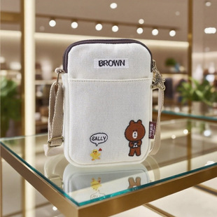 bags2020 Denim Embroidered Crossbody Bag Taobao Crossbody Fabric Mobile Phone Bag Factory Wholesale