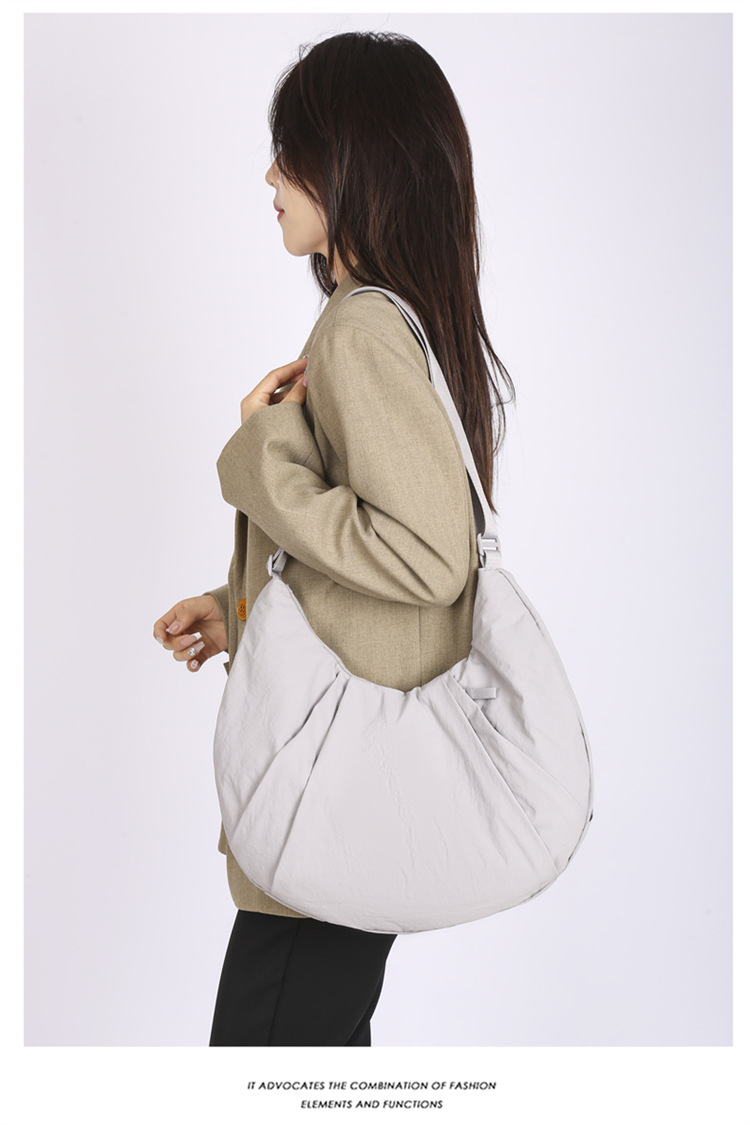 Women's Large Capacity Crossbody Shoulder Bag Simple Tote Bag_voghion.com
