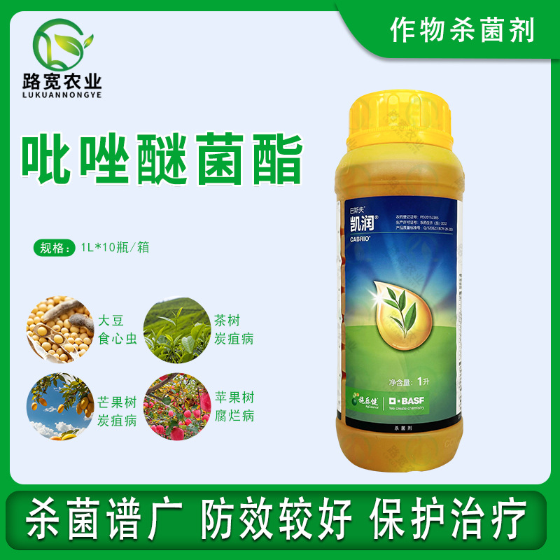 德国巴斯夫 凯润 吡唑醚菌酯 霜霉病叶斑病白粉病 农药杀菌剂 1升