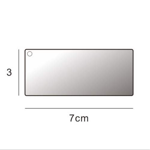 Cross-border blank transparent acrylic sheet plexiglass blank keychain transparent sheet DIY disc pendant