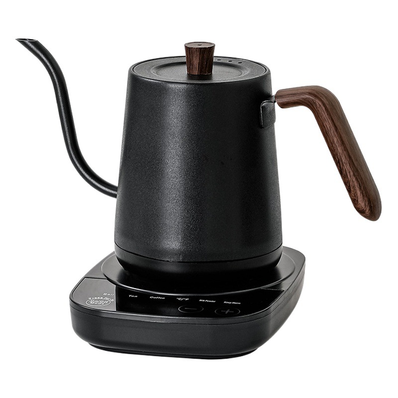 Boca delgada hervidor eléctrico tetera eléctrica oficina hervidor cafetera control automático de temperatura aislamiento integrado temperatura constante