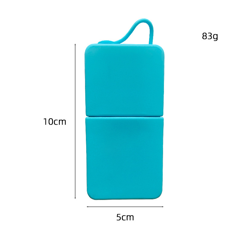Transfronterizo nueva silicona compresa de hielo instrumento de belleza bandeja de hielo de silicona ojo comprimir cuidado de la piel refrigeración masaje facial rodillo de hielo portátil