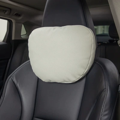 Nappa Leather Waist Protector Car – Headrest - nappa-leather-off-white-headrest