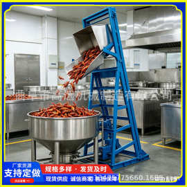 定做玉米单斗提升机 粮食提升机图片 卸料单斗提升机