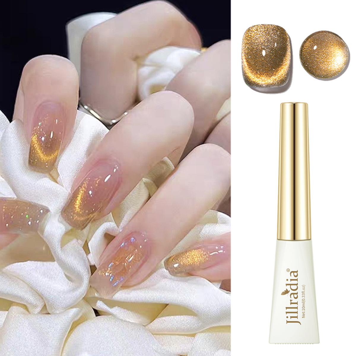 Water Light Star Cat Eye Esmalte de uñas 2024 nuevo verano popular Water Light Cat Eye Gel para tienda de uñas