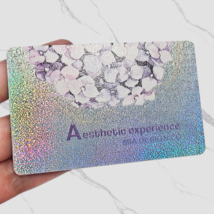 Pvc Card Production Membership Card Production High-End Personalized Creative Pvc Embossed Card Laser Material Embossed Card